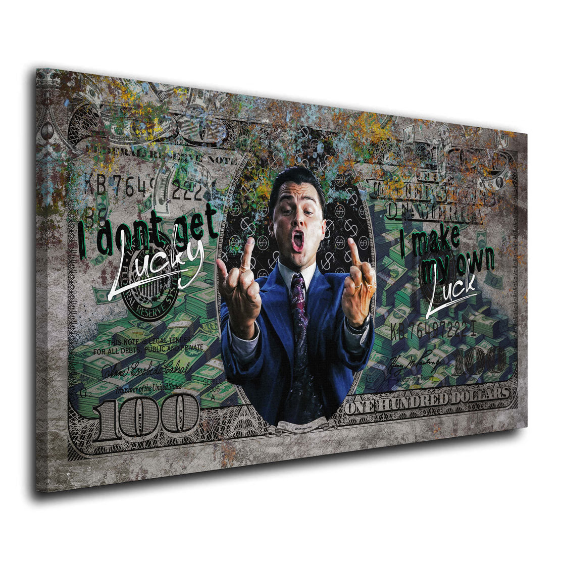 Quadro Wallstreet successo denaro stile Leo motivazione