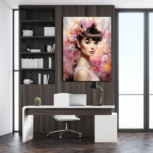 Quadro astratto Audrey Flower Style