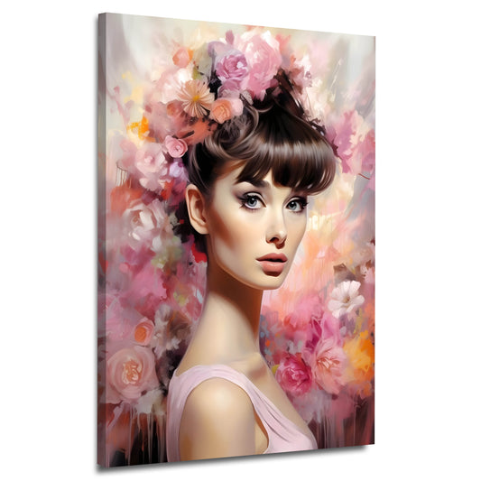 Quadro astratto Audrey Flower Style