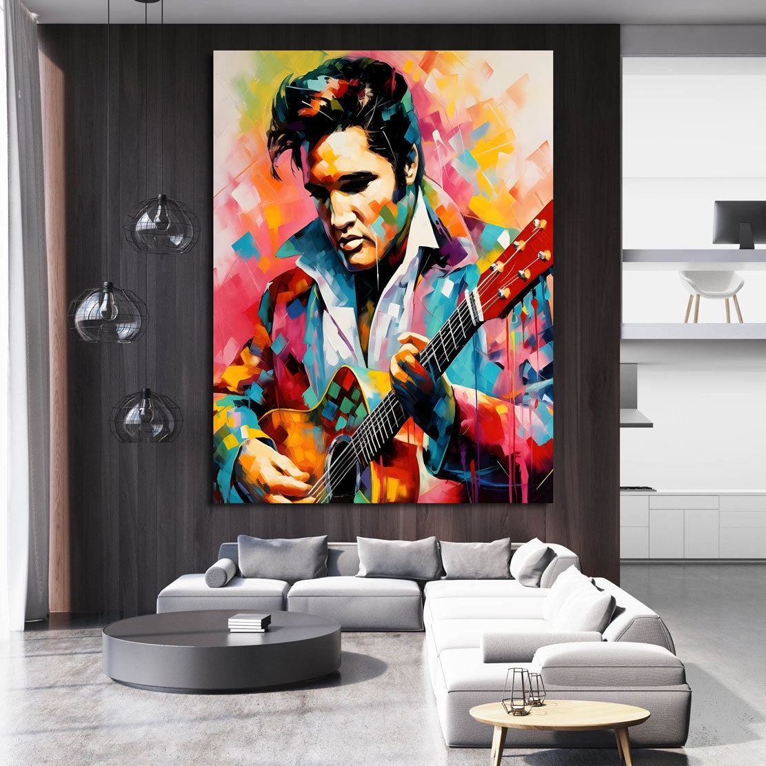 Quadro astratto Elvis