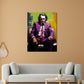 Quadro astratto Joker seduto pop art