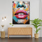Quadro astratto Pop Art Beautiful Face