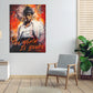 Quadro stampa su tela astratto Scarface The World