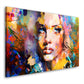 Quadro astratto bellissima donna