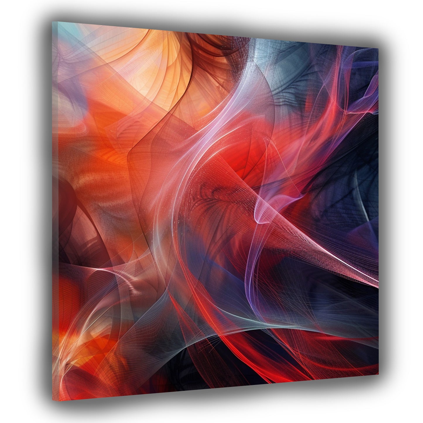 Quadro astratto colori vivaci dinamico