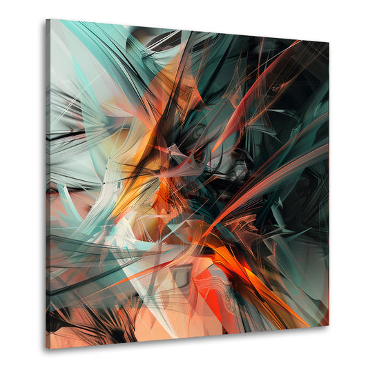Quadro astratto giochi di colore dinamici