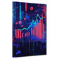 Quadro astratto grafico finanziario denaro investimento
