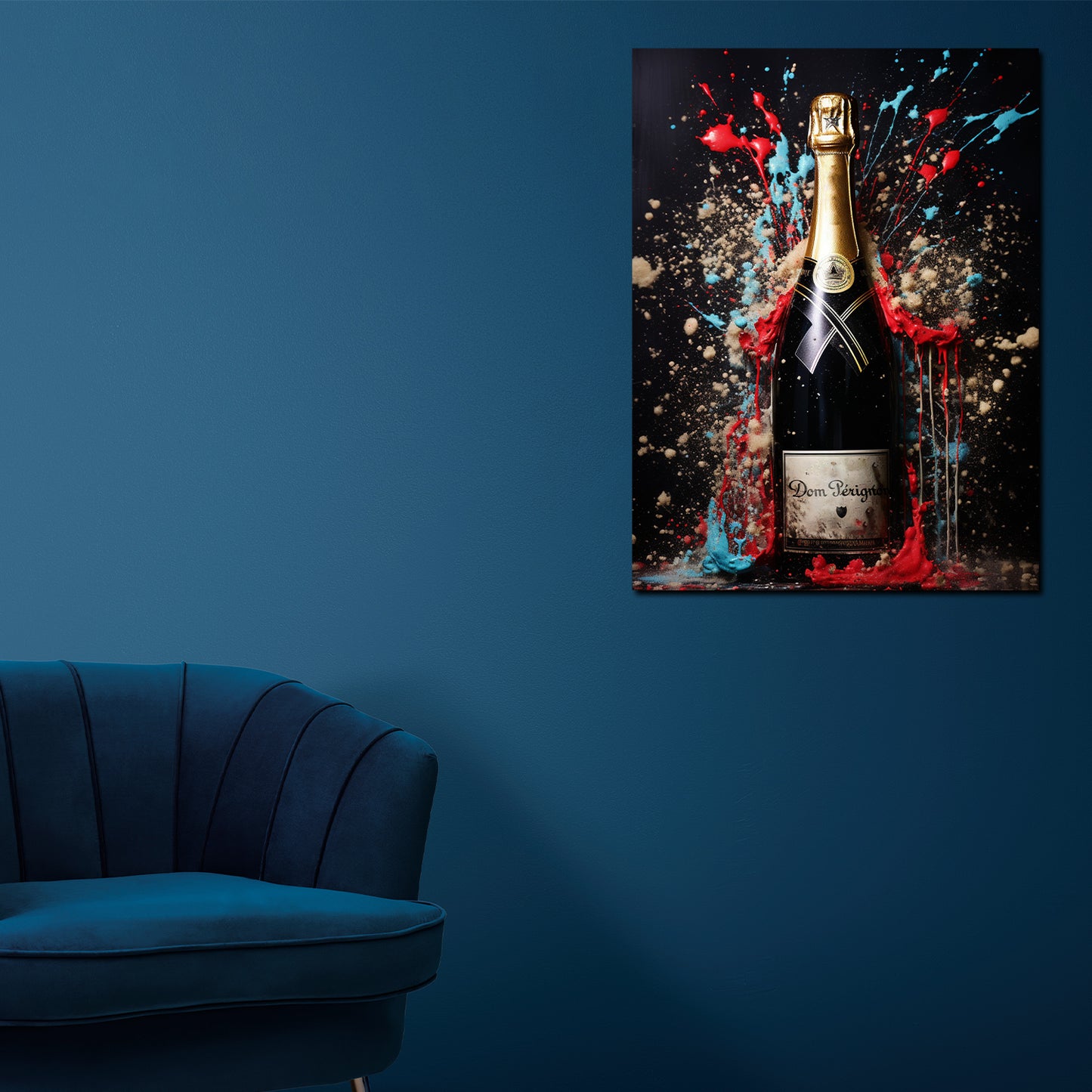 Quadro bottiglia pop art Lifestyle