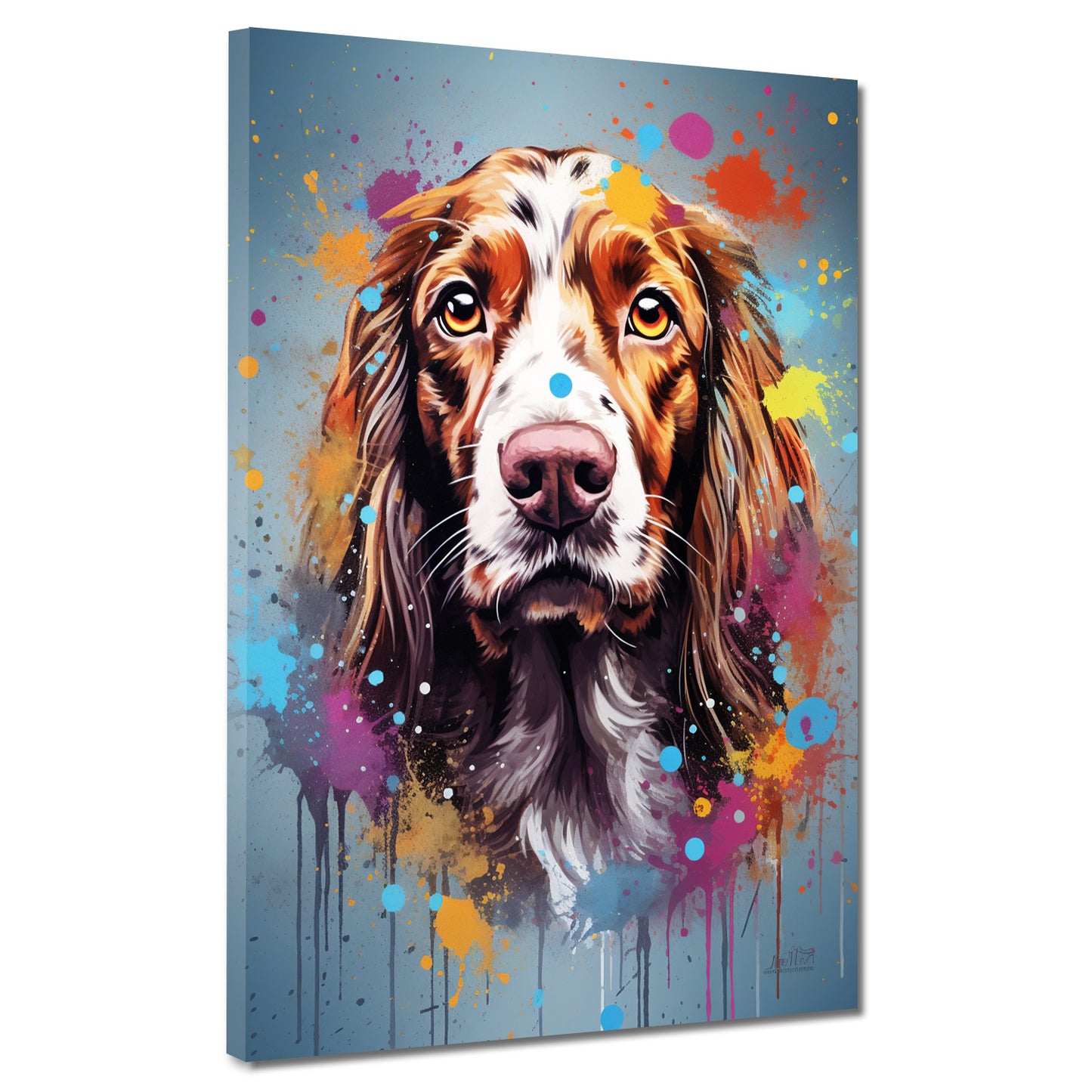 Quadro cane Cocker Spaniel  Pop Art