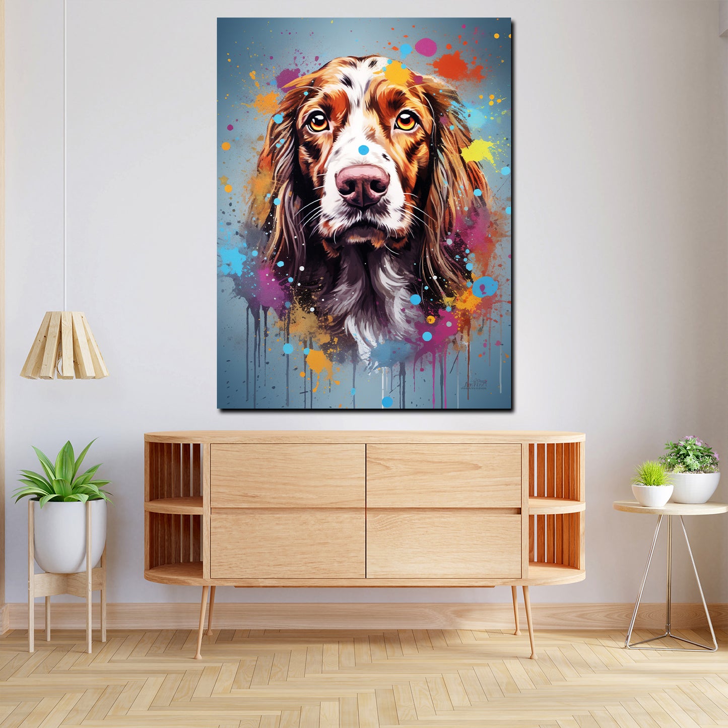 Quadro cane Cocker Spaniel  Pop Art