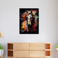 Quadro cavallo pop art frontale colour style