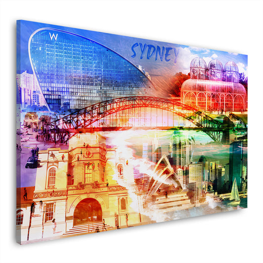 Quadro città Sydney porto architettura opera