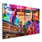 Quadro città Tokyo Giappone pop art