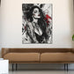 Quadro donna sensuale bianco e nero moderno