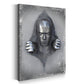 Quadro figura astratta stile metallo Catene Arte murale metallica body silver style