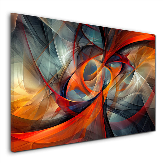 Quadro forme astratte in colori dinamici