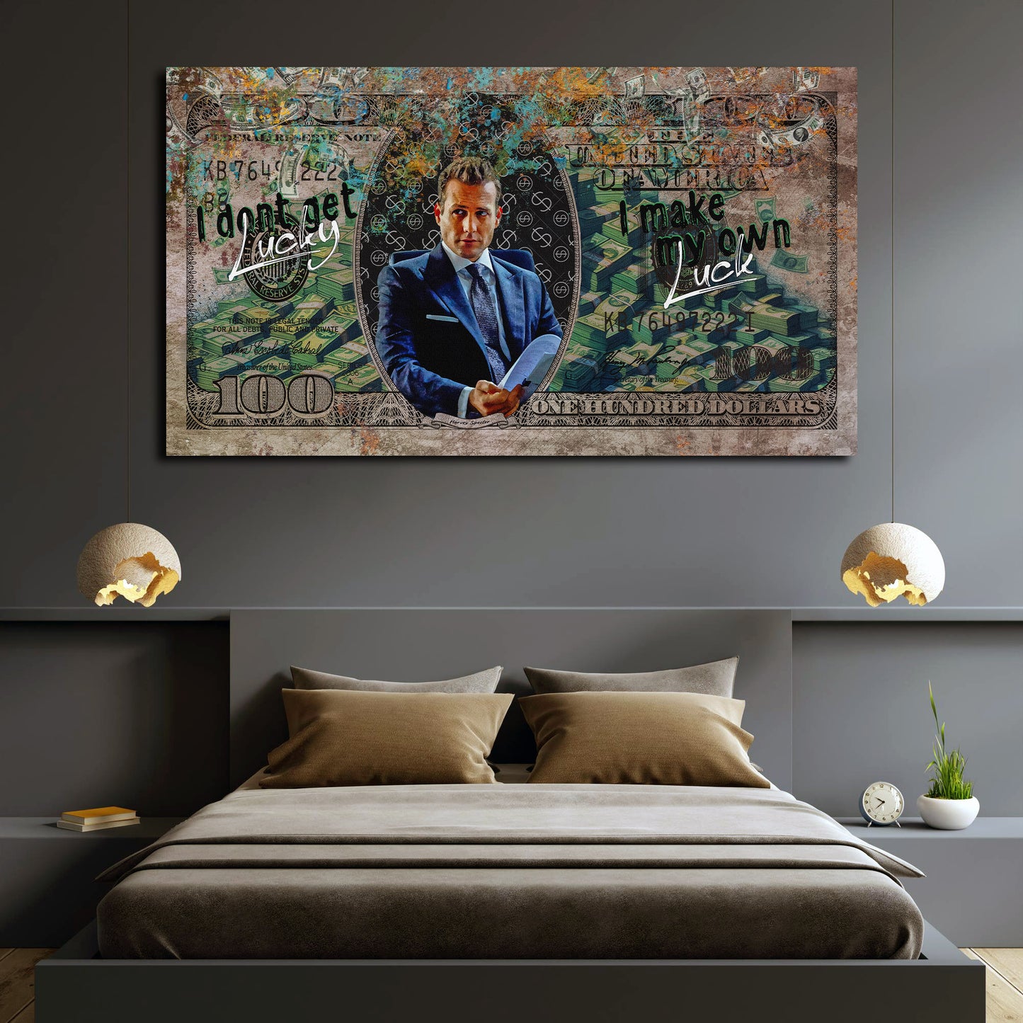 Quadro fortuna business denaro ispirazione stile moderno