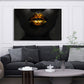 Quadro labbra dorate glamour stile elegante e lussuoso