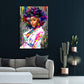 Quadro moderno African Lady Pop Art