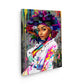 Quadro moderno African Lady Pop Art