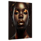 Quadro stampa su tela moderno Beautiful Lips, donna africana