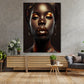 Quadro stampa su tela moderno Beautiful Lips, donna africana