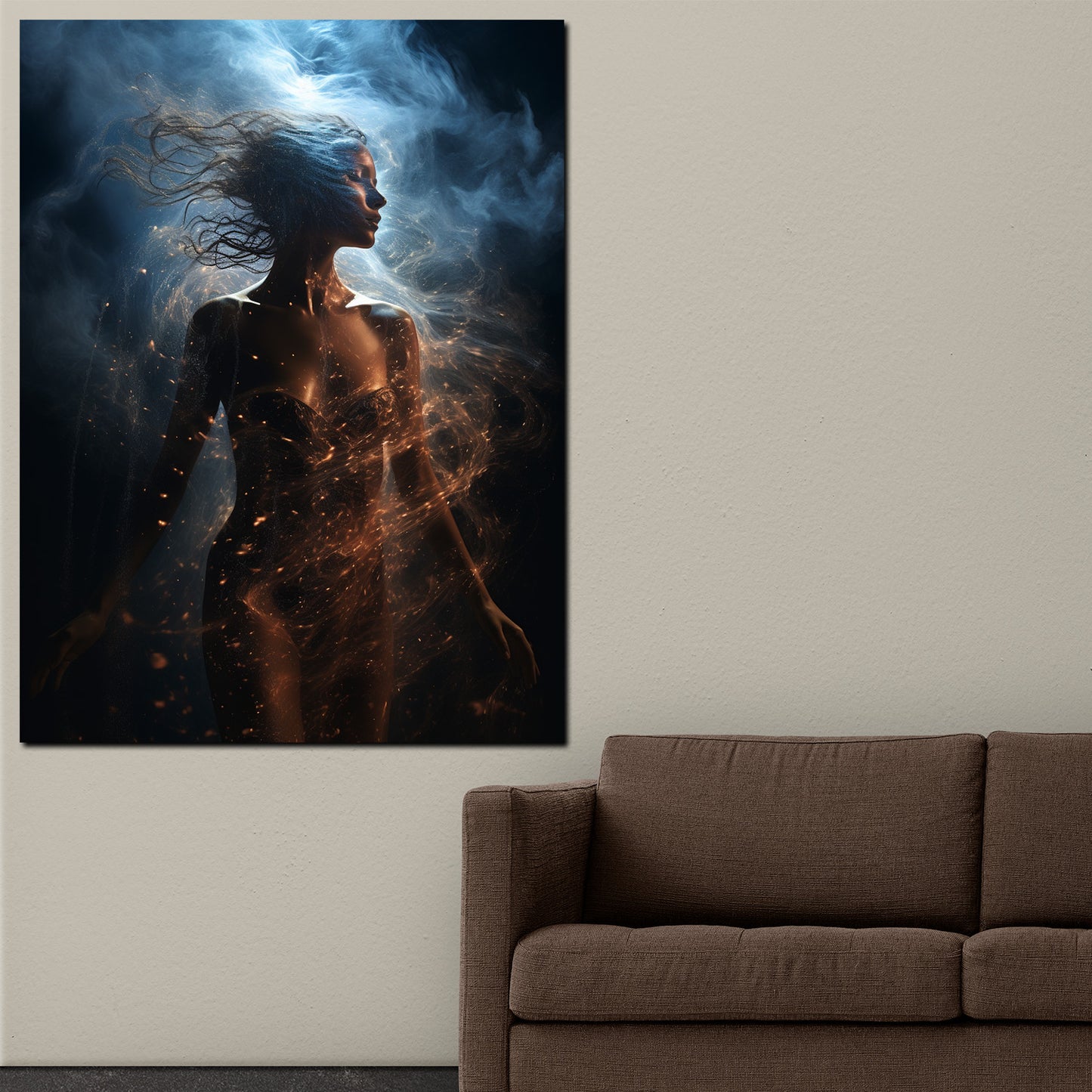 Quadro moderno Bella donna magica