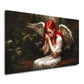 Quadro moderno Donna con le ali d'angelo