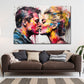 Quadro moderno Donna e Uomo Pop Art Colour