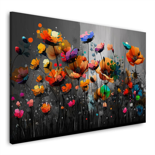 Quadro moderno Fiori astratti Colour