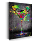 Quadro stampa su tela moderno Graffiti Street Art Cocktail