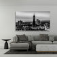 Quadro moderno Hamburg Skyline nero e bianco