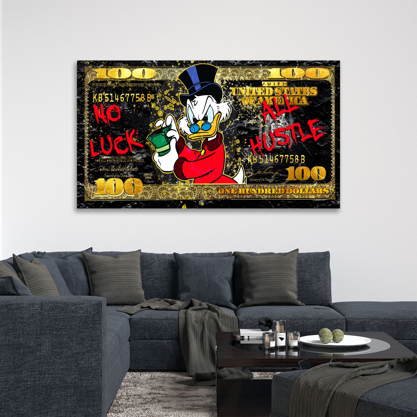 Quadro moderno Hustle Duck