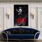 Quadro stampa su tela moderno Joker Abstract Style