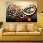 Quadro moderno Lines linee astratto dark