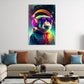 Quadro stampa su tela moderno Monkey Star Pop Art Abstract Style
