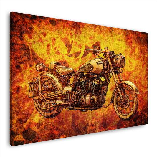 Quadro moderno Moto Vintage Retro