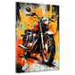 Quadro moderno Motocicletta astratto Street Art Style