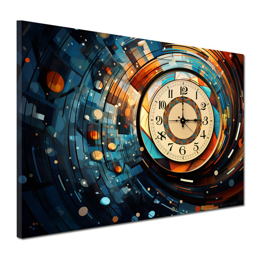 Quadro moderno Orologio astratto Giri di tempo