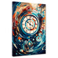 Quadro moderno Orologio astratto Painting Style