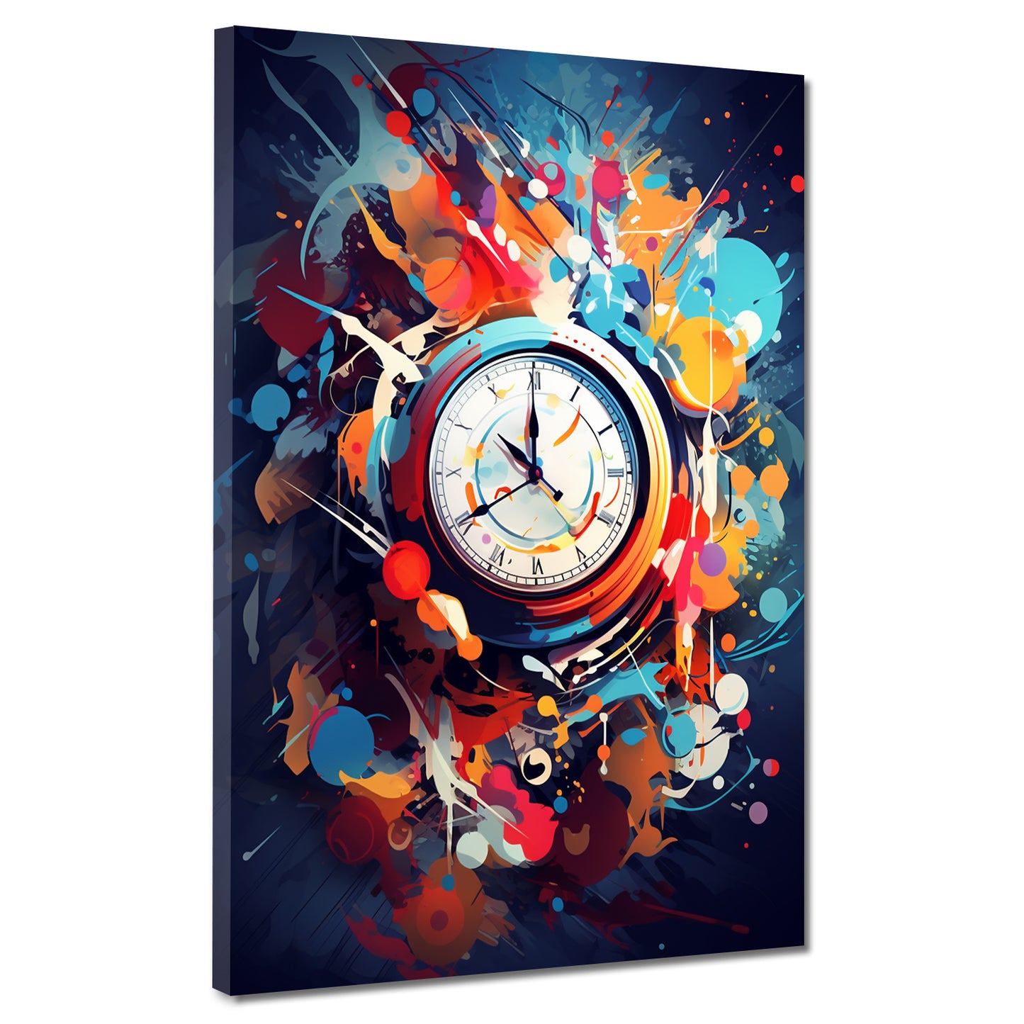 Quadro moderno Orologio astratto Pop Art