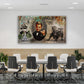 Quadro moderno Pop Art Leo Dollar