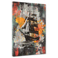 Quadro moderno Pop Art Nave a vela Painting Style