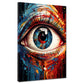 Quadro moderno Pop Art Occhio Colour Style