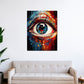 Quadro moderno Pop Art Occhio Colour Style