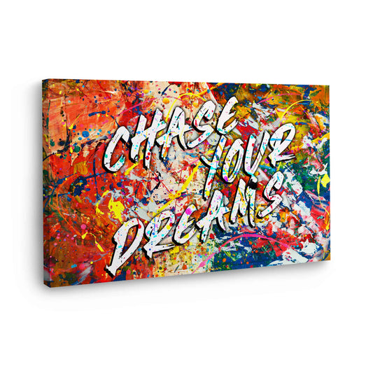 Quadro moderno Pop Art astratto Chase Your Dreams