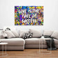 Quadro moderno Pop Art astratto Love Is The Fuel Of Success
