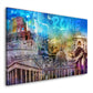 Quadro moderno Roma Pop Art Italia