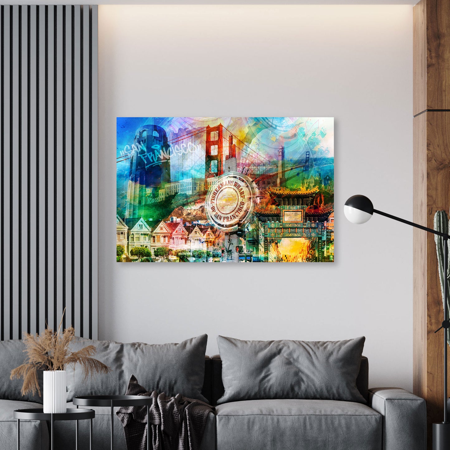 Quadro moderno San Francisco Pop Art USA