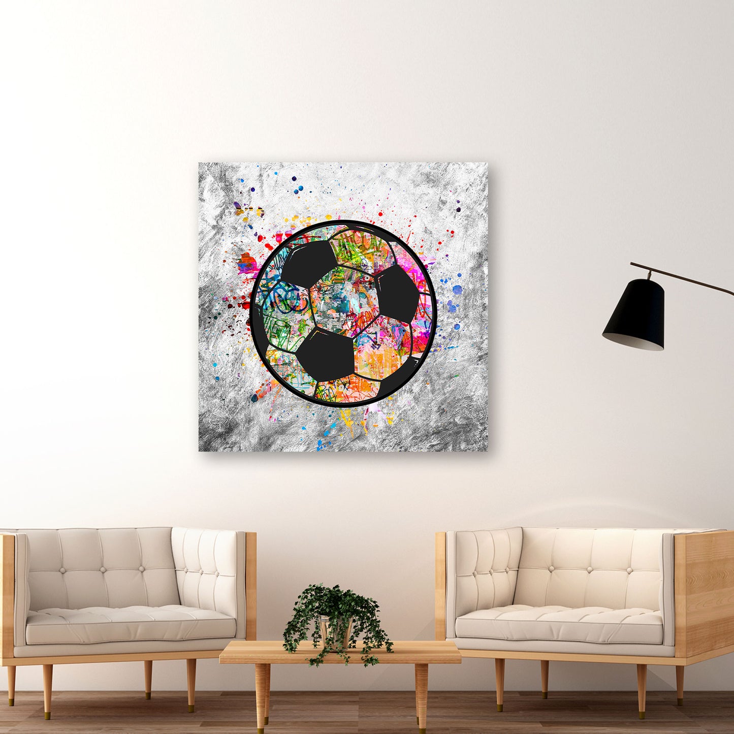 Quadro moderno Street Art Calcio Graffiti Style